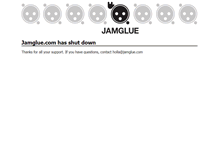 Tablet Screenshot of jamglue.com